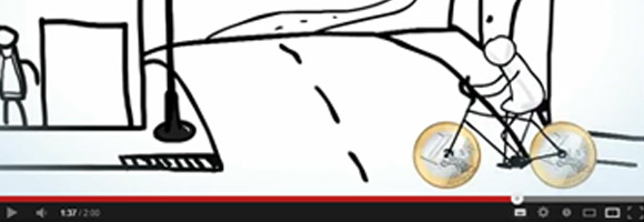 Screen shot do video da aluna